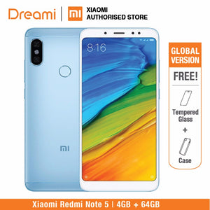 Global Version Xiaomi Redmi Note 5 64GB ROM 4GB RAM (Brand New and Sealed)  redmi note5