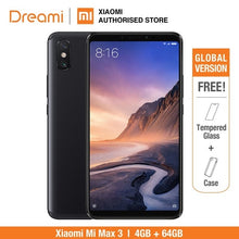 Load image into Gallery viewer, Global Version Xiaomi Mi Max 3 64GB ROM 4GB RAM (Official Rom) mi max3